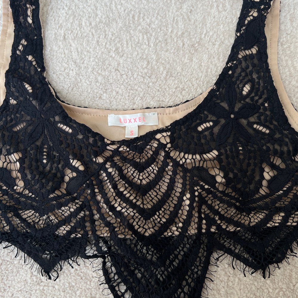 Brand New Luxxel Black Lace Bandeau - Picture 5 of 5